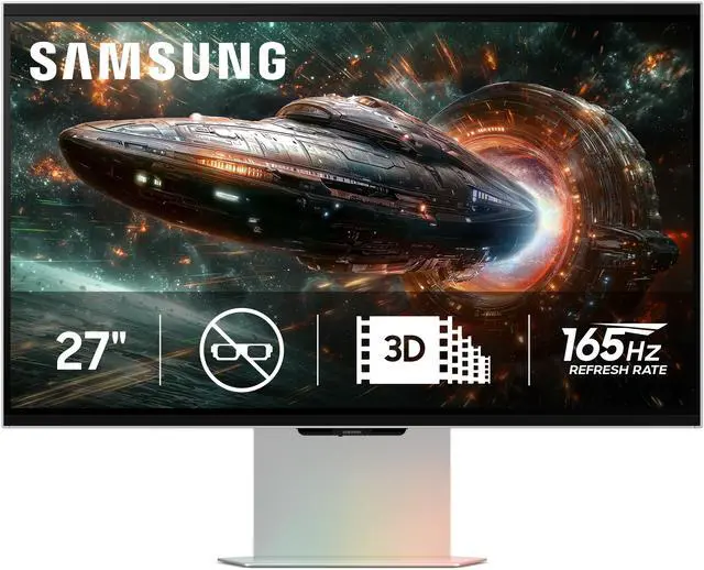 Main image of Samsung 27" Odyssey 3D G90XF 4K 165Hz Gaming Monitor