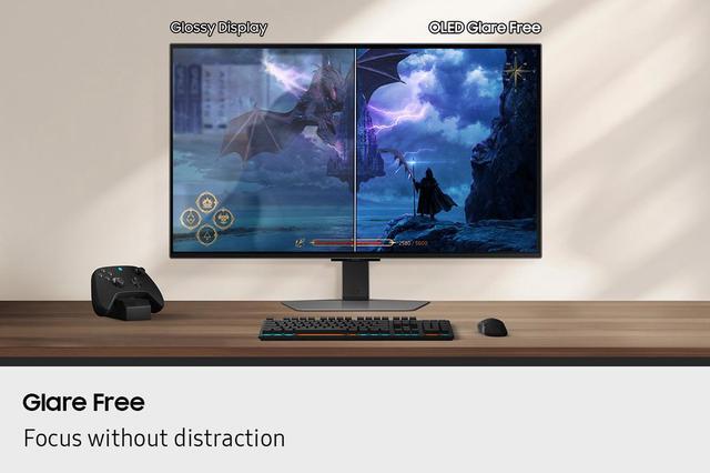 Alt view image 10 of 13 - SAMSUNG 27" Odyssey OLED G8 G81SF 4K 240Hz Gaming Monitor