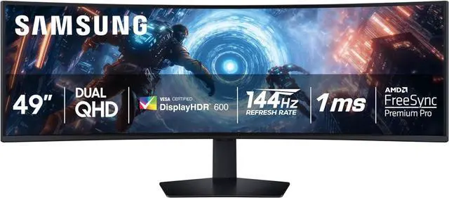 Main image of Samsung 49" Odyssey G9 G91F DQHD 144Hz Gaming Monitor