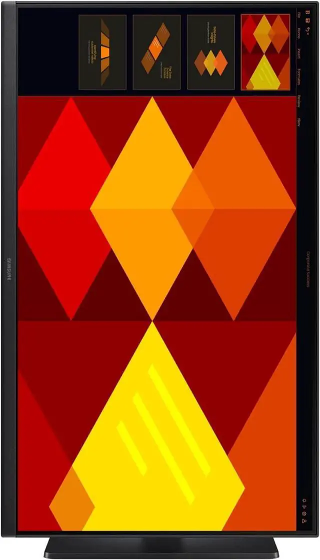 Alt view image 10 of 10 - SAMSUNG 24” (S40GD) Borderless Business Monitor with IPS Panel, 100Hz Refresh Rate, Eye Saver Mode, Ergonomic Design, Game Picture Mode, LS24D402GANXGO