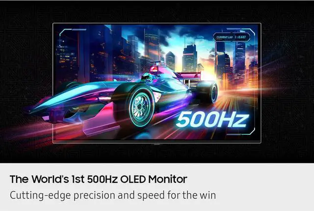 Alt view image 8 of 17 - SAMSUNG 27" Odyssey QD-OLED G6 (G60SF) QHD Max 500Hz Gaming Monitor 0.03ms FreeSync Premium & G-Sync Compatible 99% (CIE1976)