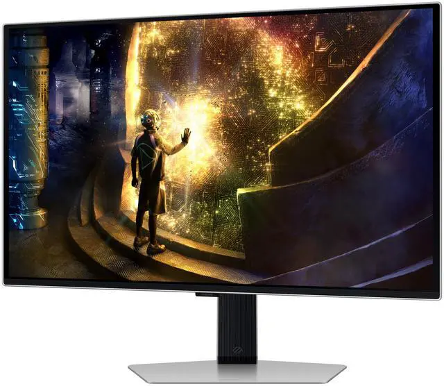 Alt view image 3 of 15 - SAMSUNG 27" Odyssey OLED G6 G61SD QHD Gaming Monitor with 0.03ms Response time, 240 Hz, G-Sync Compatibility, Dynamic Cooling, LS27DG612SNXZA, Silver