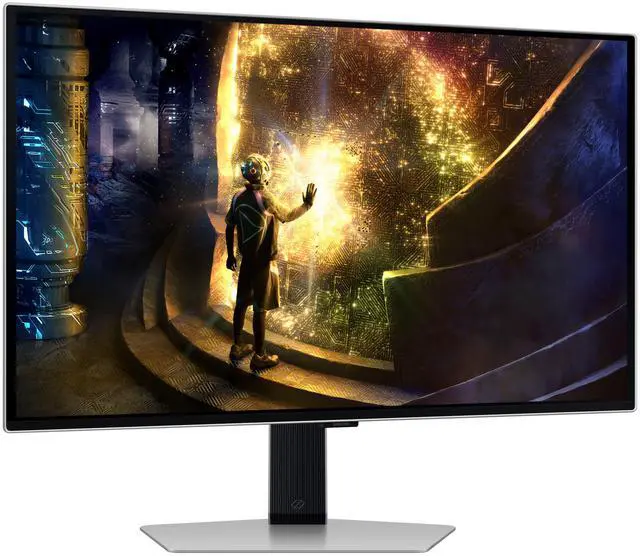 Alt view image 2 of 15 - SAMSUNG 27" Odyssey OLED G6 G61SD QHD Gaming Monitor with 0.03ms Response time, 240 Hz, G-Sync Compatibility, Dynamic Cooling, LS27DG612SNXZA, Silver