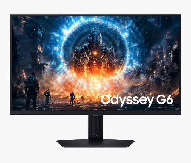 Alt view image 9 of 16 - SAMSUNG 27” Odyssey G6 G60F QHD Resolution Gaming Monitor, 350Hz Refresh Rate, Fast IPS Panel, VESA DisplayHDR™ 400, NVIDIA G-Sync Compatible, AMD FreeSync™ Premium, Ergonomic Stand, LS27FG60DENXZA