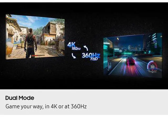 Alt view image 11 of 19 - SAMSUNG 27" Max 4K 180Hz / FHD 360Hz IPS FHD Gaming Monitor FreeSync Premium (AMD Adaptive Sync) sRGB 99% Odyssey G7 G70F LS27FG706ENXZA
