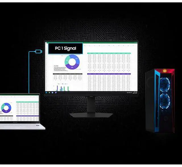 Alt view image 12 of 19 - SAMSUNG 27" Max 4K 180Hz / FHD 360Hz IPS FHD Gaming Monitor FreeSync Premium (AMD Adaptive Sync) sRGB 99% Odyssey G7 G70F LS27FG706ENXZA