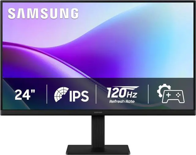 Main image of Samsung 24" S3 (S32GF) FHD High Resolution 120Hz Monitor with IPS Panel, Flicker Free, Eye Saver Mode, LS24F320GANXZA, 2025