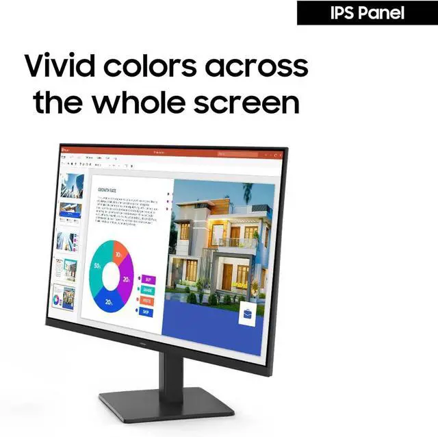 Alt view image 5 of 12 - Samsung 24" S3 (S32GF) FHD High Resolution 120Hz Monitor with IPS Panel, Flicker Free, Eye Saver Mode, LS24F320GANXZA, 2025