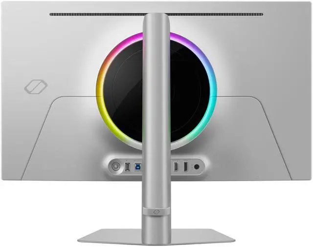 Alt view image 4 of 9 - Samsung Odyssey G6 27" WQHD 500Hz 0.03ms GTG OLED FreeSync Gaming Monitor (LS27FG600SNXZA) - Silver