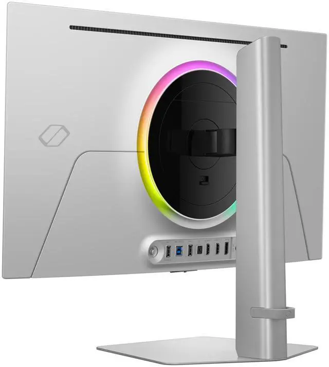 Alt view image 5 of 9 - Samsung Odyssey G6 27" WQHD 500Hz 0.03ms GTG OLED FreeSync Gaming Monitor (LS27FG600SNXZA) - Silver