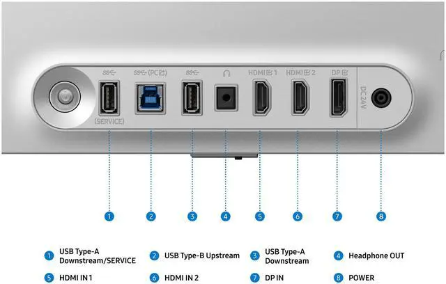 Alt view image 9 of 9 - Samsung Odyssey G6 27" WQHD 500Hz 0.03ms GTG OLED FreeSync Gaming Monitor (LS27FG600SNXZA) - Silver