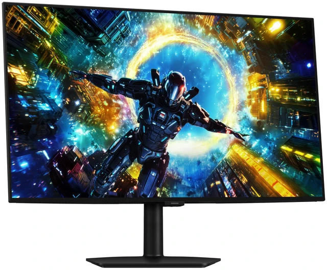 Alt view image 11 of 16 - SAMSUNG ODYSSEY OLED G7(G73SH) 32" Dual Mode UHD 4K 165Hz/Full HD 330Hz, AMD FreeSync Premium Pro & G-SYNC Compatible HDR400 OLED Gaming Computer Monitor with Height Adjustable, Swivel, Pivot & Tilt Stand, LS32HG730SNXZA