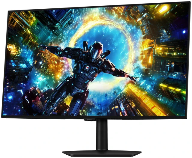 Alt view image 12 of 16 - SAMSUNG ODYSSEY OLED G7(G73SH) 32" Dual Mode UHD 4K 165Hz/Full HD 330Hz, AMD FreeSync Premium Pro & G-SYNC Compatible HDR400 OLED Gaming Computer Monitor with Height Adjustable, Swivel, Pivot & Tilt Stand, LS32HG730SNXZA