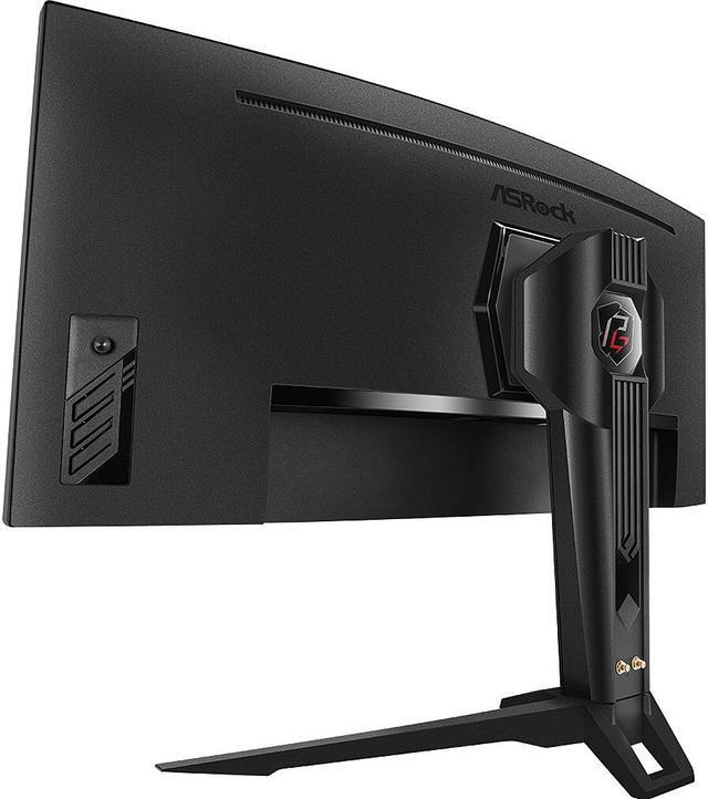 Alt view image 8 of 9 - ASRock PHANTOM GAMING 34" 2K (3440 x 1440) 165Hz/1ms (144Hz and higher) Wi-Fi Antenna FreeSync Curved Gaming Monitor, 2*HDMI, 1*DisplayPort, (PG34WQ15R2B)