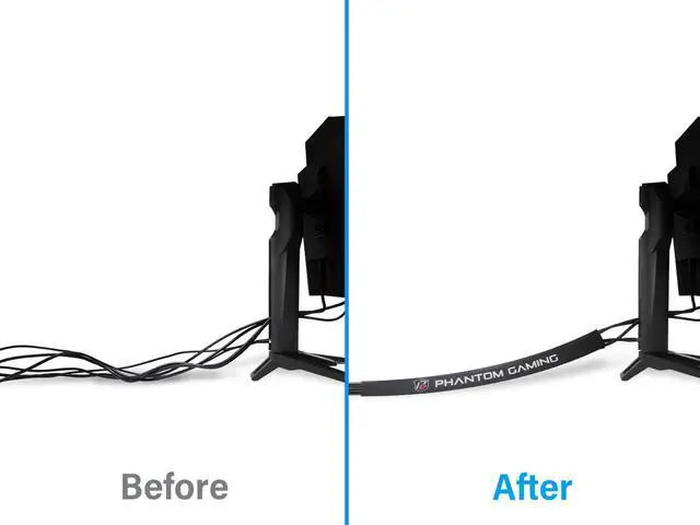 Alt view image 3 of 10 - ASRock Phantom PG34WQ15R3A 34" WQHD 3440 x 1440 (2K) 165 Hz (144Hz and higher) Wi-Fi Antenna FreeSync Premium (AMD Adaptive Sync) Built-in Speakers Curved Gaming Monitor