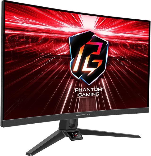 Alt view image 4 of 8 - ASRock Phantom PG27F15RS1A 27" FHD 1920 x 1080 240 Hz (144Hz and higher) Adaptive Sync Built-in Speakers Curved Gaming Monitor