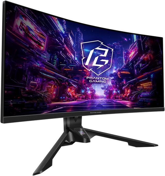 Alt view image 4 of 9 - ASRock Phantom Gaming 34" 180 Hz VA WQHD Gaming Monitor FreeSync Premium (AMD Adaptive Sync) 123% sRGB / 94% DCI-P3 PG34QRT3A