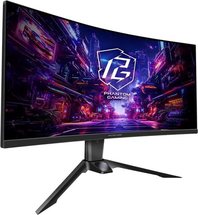 Alt view image 4 of 8 - ASRock Phantom Gaming 34" 180 Hz VA WQHD Gaming Monitor FreeSync Premium (AMD Adaptive Sync) 123% sRGB / 94% DCI-P3 PG34QRT2B