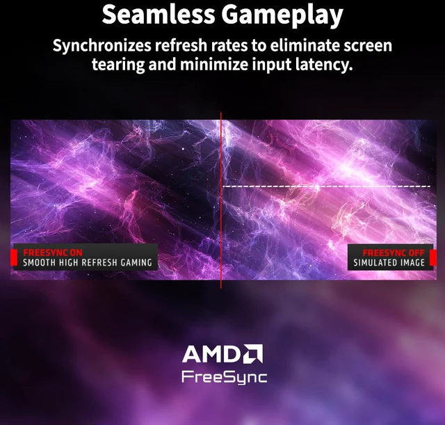 Alt view image 6 of 12 - ASRock 27" 144Hz IPS FHD Gaming Monitor FreeSync (AMD Adaptive Sync) sRGB 99% Challenger Series CL27FFBE
