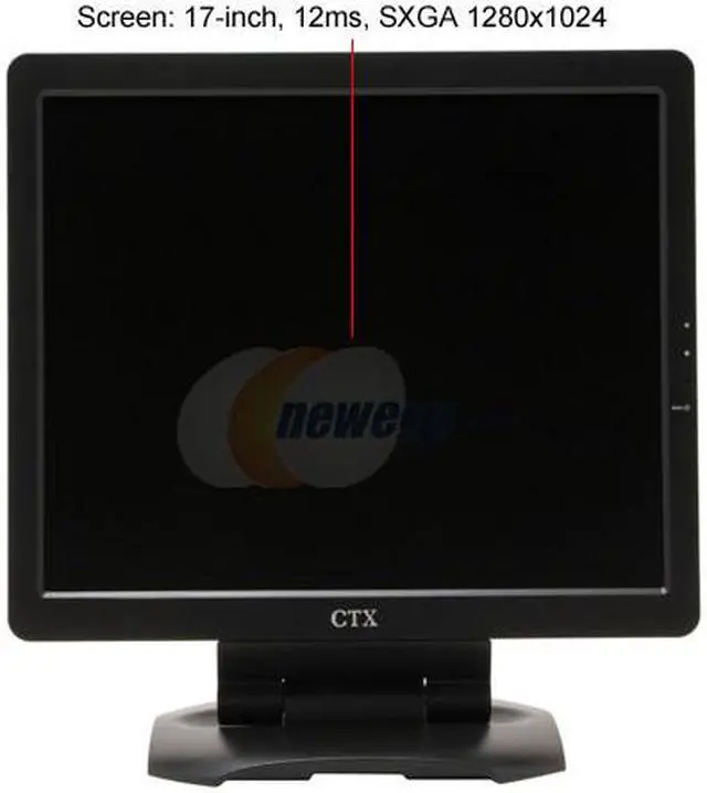 Alt view image 3 of 10 - CTX 17" Active Matrix, TFT LCD SXGA LCD Monitor 12 ms D-Sub X761A