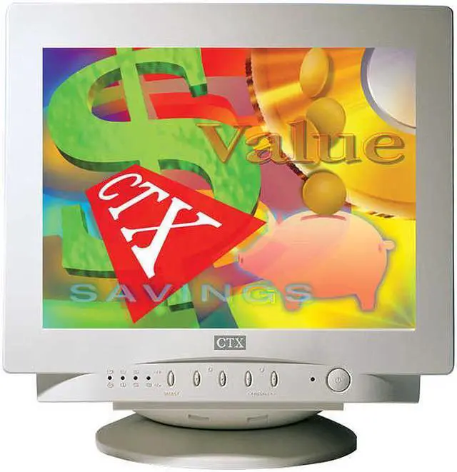 Main image of CTX VL510 Beige 15" CRT Monitor 0.28mm Dot Pitch D-Sub