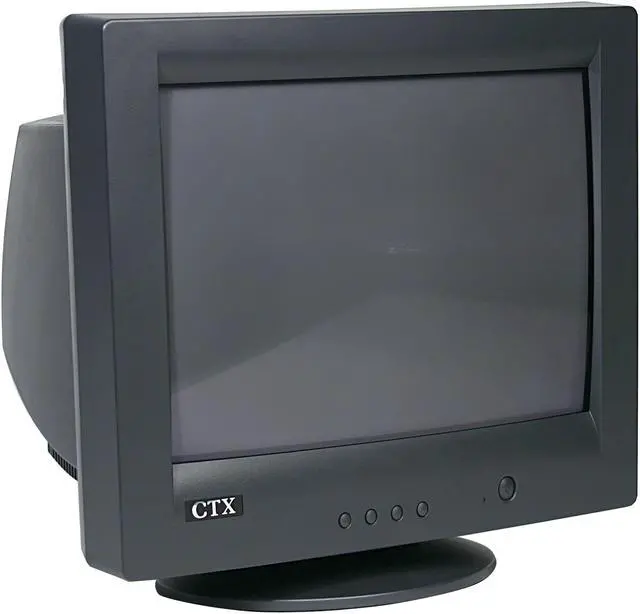 Alt view image 3 of 5 - CTX VL700B Black 17" CRT Monitor 0.27mm Dot Pitch D-Sub