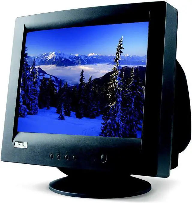 Main image of CTX VL700B Black 17" CRT Monitor 0.27mm Dot Pitch D-Sub