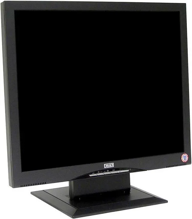 Alt view image 4 of 10 - CTX 19" Active Matrix, TFT LCD SXGA LCD Monitor 25 ms 15-pin D-sub, Audio: Mini-Stereo jack S961A