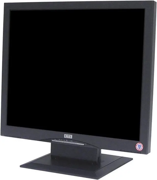 Alt view image 3 of 10 - CTX 19" Active Matrix, TFT LCD SXGA LCD Monitor 25 ms 15-pin D-sub, Audio: Mini-Stereo jack S961A