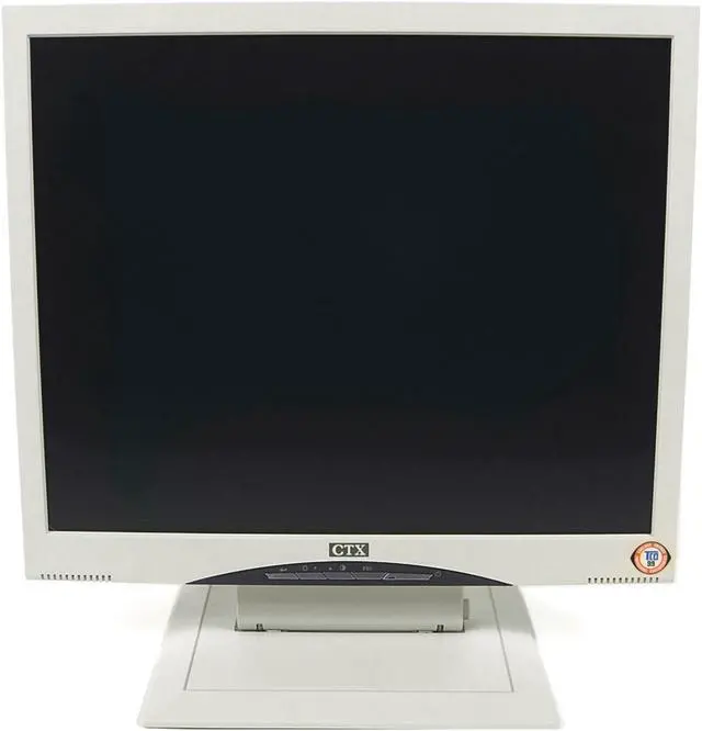 Alt view image 3 of 6 - CTX S760 Beige Beige 17" 16ms LCD Monitor 260 cd/m2 450:1