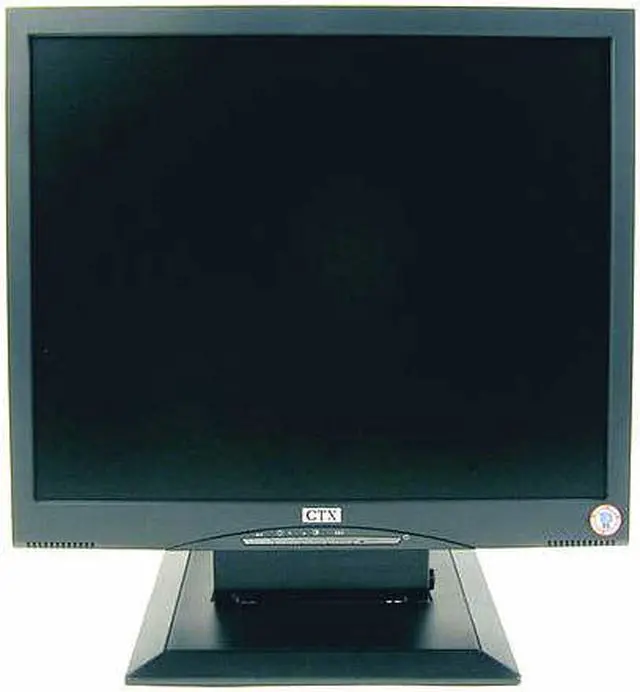 Alt view image 4 of 8 - CTX 17" Active Matrix, TFT LCD SXGA LCD Monitor 16 ms S761