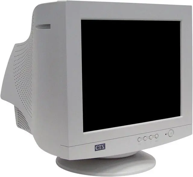 Alt view image 2 of 6 - CTX EX701F Beige 17" CRT Monitor 0.25mm Diagonal Dot Pitch (0.20mm Horizontal Dot Pitch) Dot Pitch D-Sub