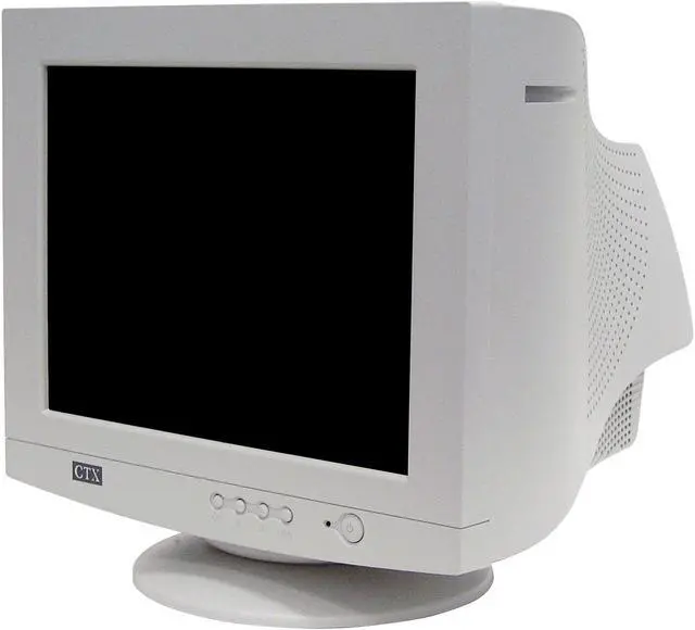Alt view image 4 of 6 - CTX EX701F Beige 17" CRT Monitor 0.25mm Diagonal Dot Pitch (0.20mm Horizontal Dot Pitch) Dot Pitch D-Sub
