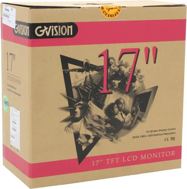 Alt view image 14 of 14 - GVision P17BH-AB-459G 17" Point of Sale Touch Screen Monitor with Resistive Touch - Black