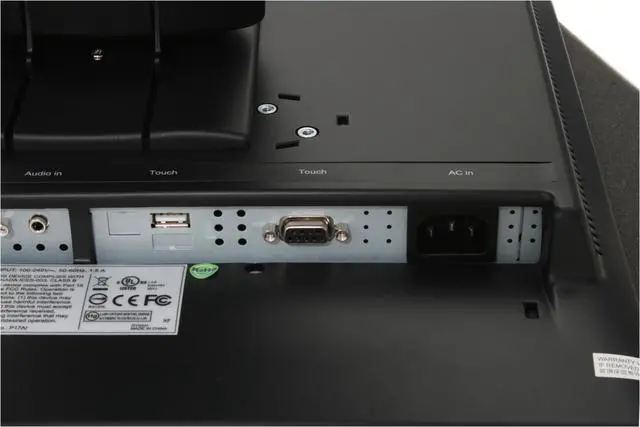 Alt view image 9 of 14 - GVision P17BH-AB-459G 17" Point of Sale Touch Screen Monitor with Resistive Touch - Black