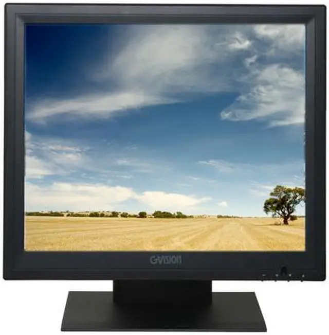 Alt view image 2 of 14 - GVision P17BH-AB-459G 17" Point of Sale Touch Screen Monitor with Resistive Touch - Black