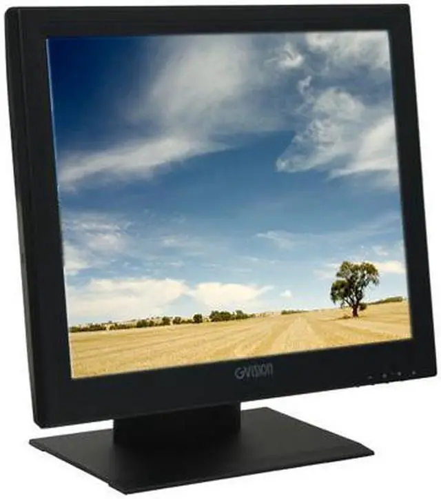 Alt view image 3 of 14 - GVision P17BH-AB-459G 17" Point of Sale Touch Screen Monitor with Resistive Touch - Black