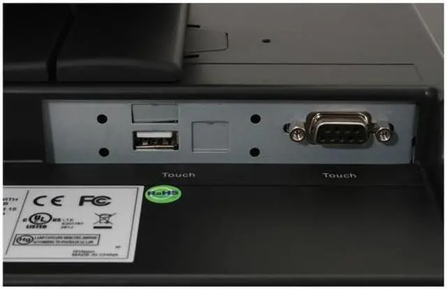 Alt view image 10 of 14 - GVision P15BX-AB459G 15-inch 5-Wire Resistive POS Touch Screen Monitor