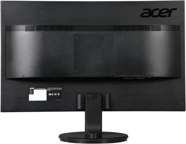 Alt view image 6 of 8 - Acer KN242HYL 23.8" Full HD 1920 x 1080 60Hz DVI HDMI VGA Built-in Speakers WideScreen Backlit LED IPS LCD Monitor