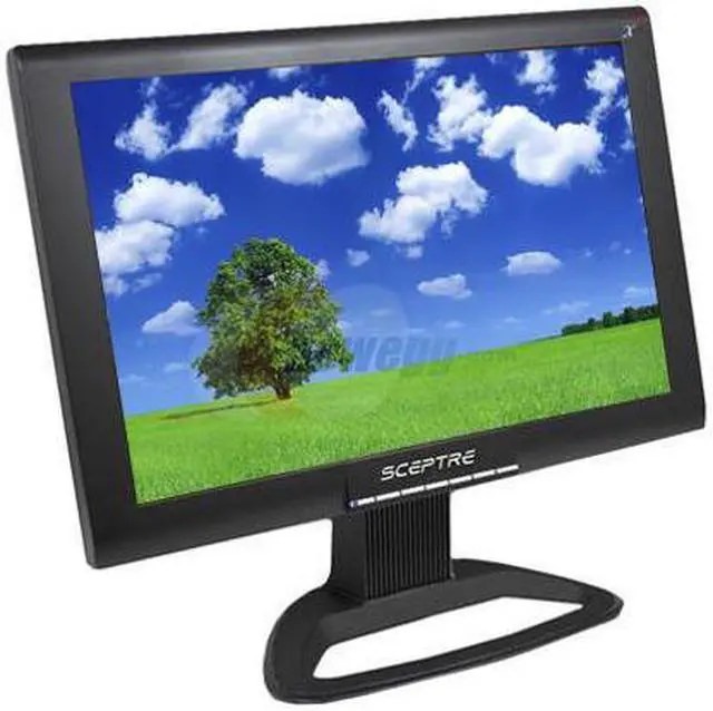 Alt view image 3 of 9 - SCEPTRE X9WG-NagaV Black 19" 8ms Widescreen HD Ready LCD Monitor 300 cd/m2 700:1, US Warranty