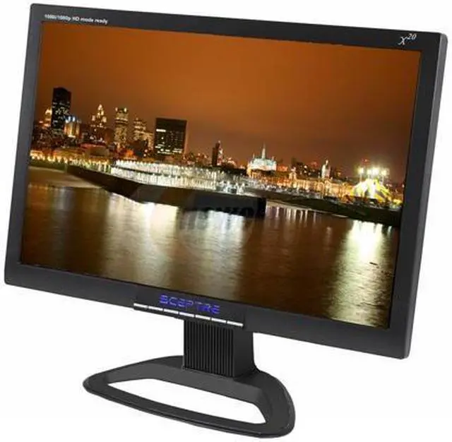 Alt view image 3 of 11 - SCEPTRE X20WC-Gamer Black 20.1" 5ms Widescreen Glare HD (HDCP) LCD Monitor 300 cd/m2 800:1, US Warranty