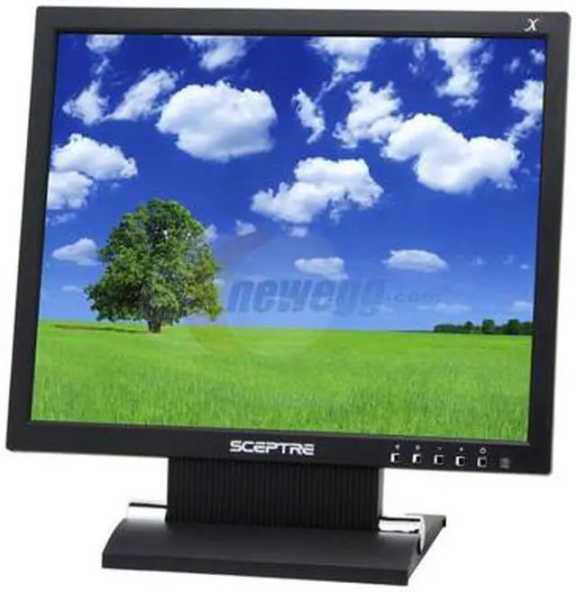Main image of SCEPTRE X7G-NagaVI Black 17" 8ms LCD Monitor 300 cd/m2 500:1, US Warranty