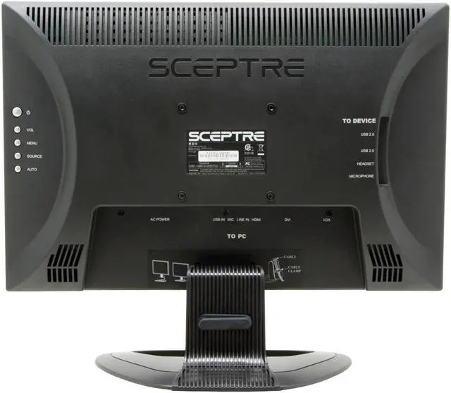 Alt view image 9 of 13 - SCEPTRE x22wg-Gamer Black 22" 5ms(GTG) HDMI Widescreen HDMI LCD Monitor 300 cd/m2 1,200:1, US Warranty