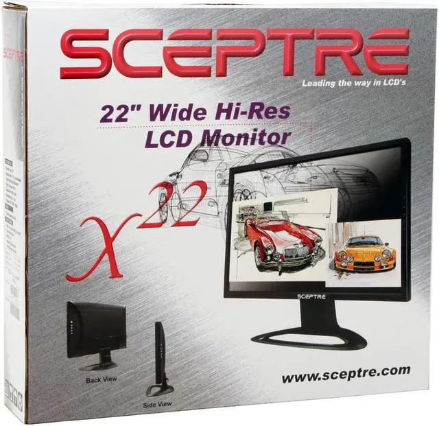 Alt view image 13 of 13 - SCEPTRE x22wg-Gamer Black 22" 5ms(GTG) HDMI Widescreen HDMI LCD Monitor 300 cd/m2 1,200:1, US Warranty