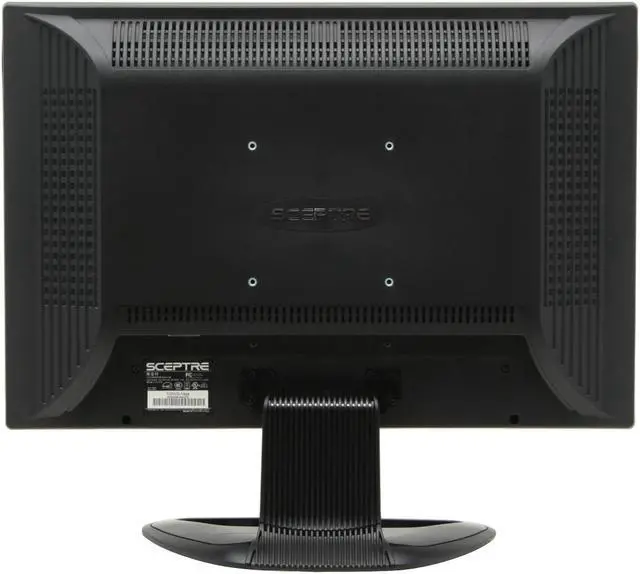 Alt view image 5 of 10 - SCEPTRE X20WG-Naga Black 20.1" 5ms (GTG) Widescreen LCD Monitor 300 cd/m2 1,000:1, US Warranty