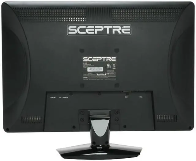 Alt view image 6 of 12 - SCEPTRE X24WG-1080P Black 24" 2ms Widescreen LCD Monitor 300 cd/m2 4000:1 w/ Built in Speakers & HDCP Support, US Warranty