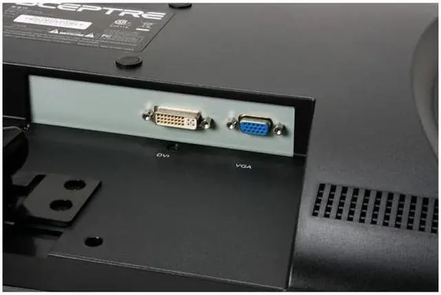 Alt view image 9 of 12 - SCEPTRE X24WG-1080P Black 24" 2ms Widescreen LCD Monitor 300 cd/m2 4000:1 w/ Built in Speakers & HDCP Support, US Warranty