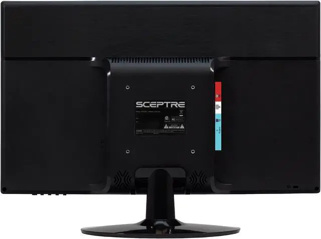 Alt view image 6 of 6 - SCEPTRE E205W-16008A Black 20" 5ms (GTG) HDMI Widescreen LED Backlight Monitors - LCD Flat Panel 180 cd/m2 DCR 5,000,000:1 (1,000:1), US Warranty