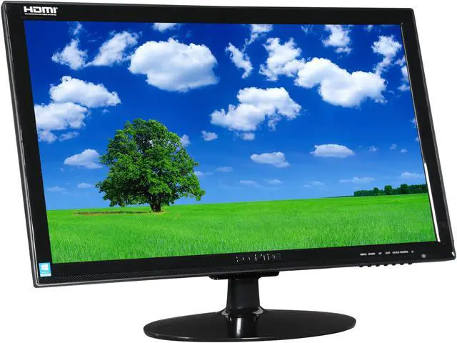 Alt view image 3 of 7 - SCEPTRE E248W-19208A Black 24" 5ms (GTG) HDMI Widescreen LED Backlight LCD Monitor 250 cd/m2 DCR 5,000,000:1 (1,000:1), US Warranty