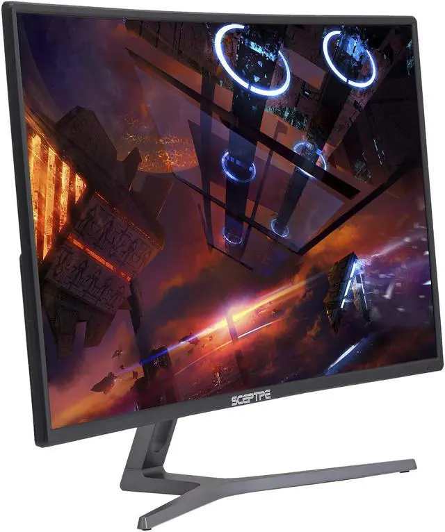 Alt view image 3 of 5 - SCEPTRE C275B-144R Black 27" HDMI Widescreen 1920 x 1080 FHD 144Hz 1800R Curved Monitor 250 cd/m2 20000:1, US Warranty